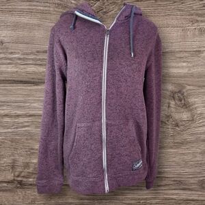 ⭐️Quiksilver Purple Zip-Up Hoodie Size Small